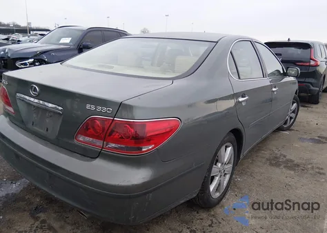 2005 Lexus Es 330 из США, поврежденный, VIN JTHBA30G855084372